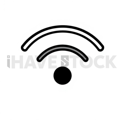 Wifi Signal Monoline Icon