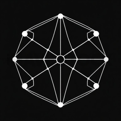 Wifi Mesh — White On Black