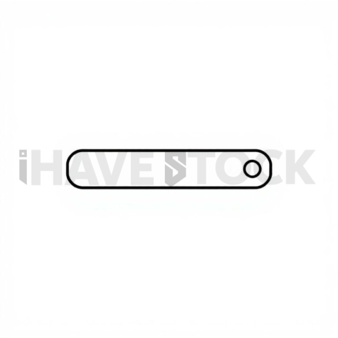 Business & marketing vector icon — search keyword, monoline, 0 75px stroke, perfect geometric symmetry #0092