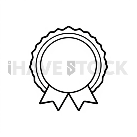 Business & marketing vector icon — social proof badge, thin stroke outline, uniform stroke balance, balanced visual weight #0065(1)