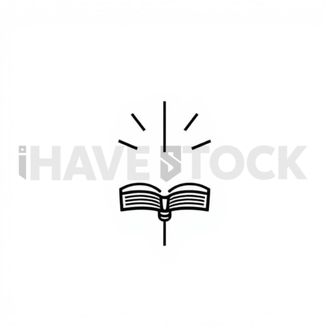 Business & marketing vector icon — storytelling, ultra thin line, 0 5px stroke, balanced visual weight #0098