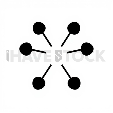 Business & marketing vector icon — team alignment, thin stroke outline, 0 75px stroke, perfect geometric symmetry #0118