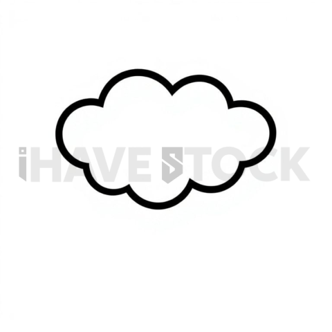 Business & marketing vector icon — brainstorm cloud, bold glyph, 0 5px stroke, balanced visual weight #0080(1)