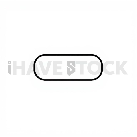 Business & marketing vector icon — call to action button, minimal outline, uniform stroke balance, pixel crisp edges #0023