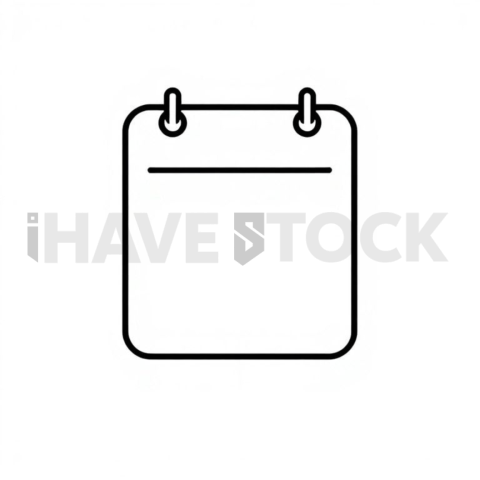 Business & marketing vector icon — calendar planning, solid filled shape, uniform stroke balance, sharp corner system #0027