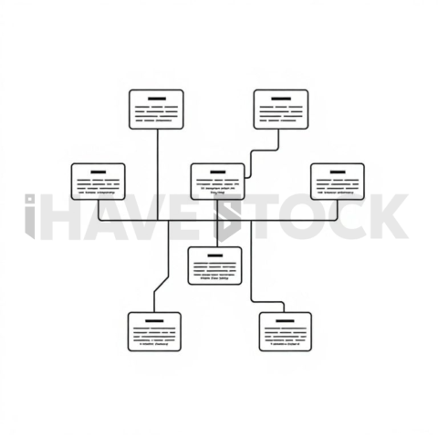 Business & marketing vector icon — customer journey map, ultra thin line, 0 5px stroke, pixel crisp edges #0099