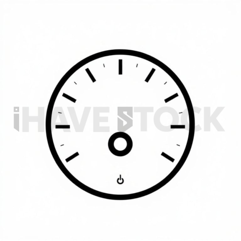 Business & marketing vector icon — kpi gauge, solid filled shape, 0 75px stroke, rounded corner system #0167