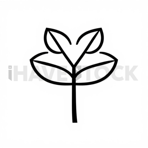 Business & marketing vector icon — organic reach, duotone flat, 0 75px stroke, pixel crisp edges #0187