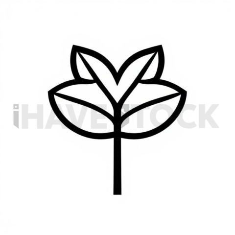 Business & marketing vector icon — organic reach, bold glyph, 0 75px stroke, pixel crisp edges #0162