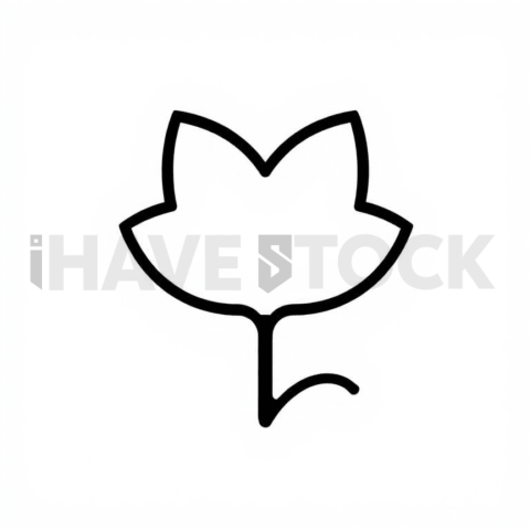 Business & marketing vector icon — organic reach, minimal outline, uniform stroke balance, rounded corner system #0169