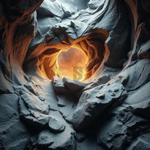 Abyssal Granite Energy Twist Background