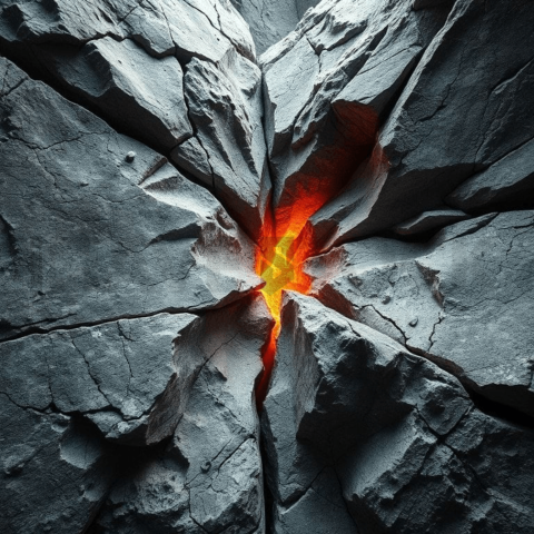 Abyssal Granite Micro Crack Web Background