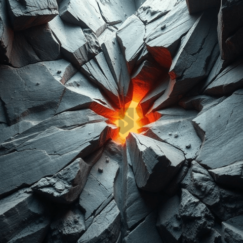 Abyssal Granite Tension Tear Background