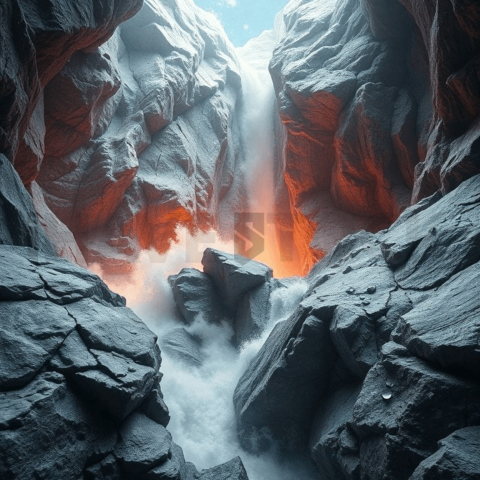 Abyssal Granite Turbulent Flow Background