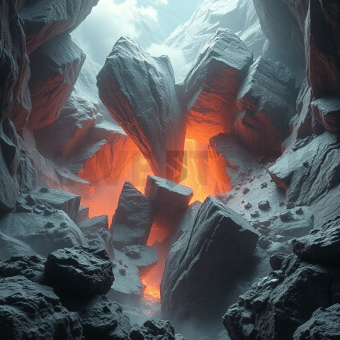 Abyssal Granite Vacuum Collapse Background