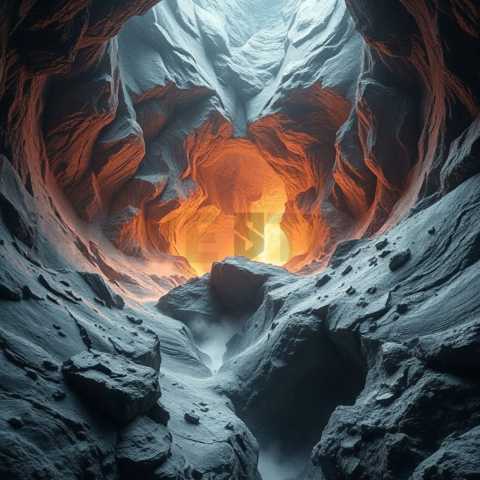 Abyssal Granite Vortex Collapse Background