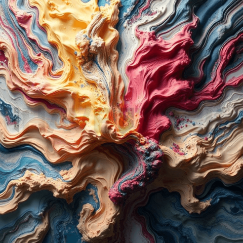 Acrylic Paint High Density Warp Background