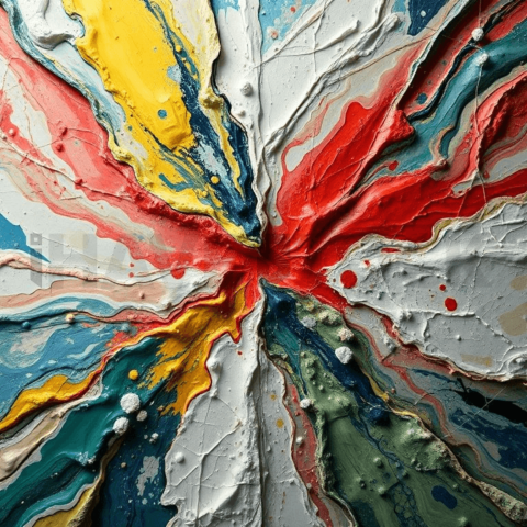 Acrylic Paint Micro Crack Web Background