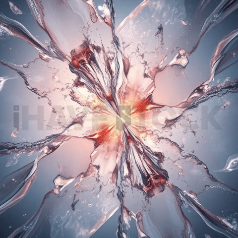 Acrylic Resin Diagonal Split Background