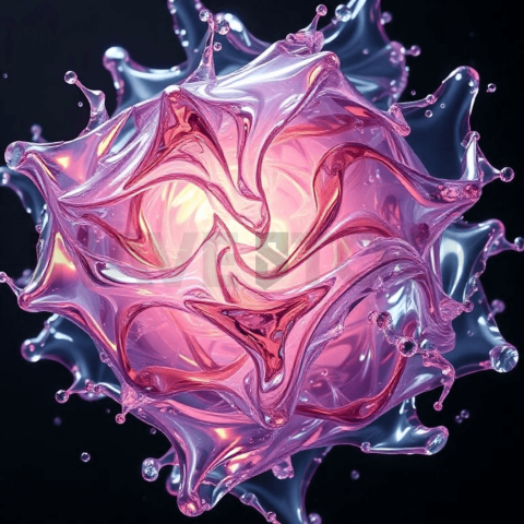 Acrylic Resin Energy Twist Background