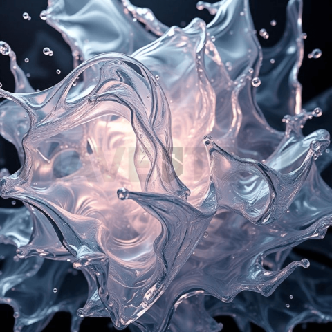 Acrylic Resin Stress Ripple Background