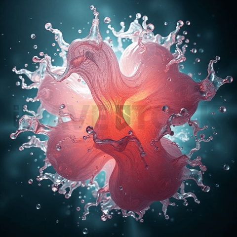 Acrylic Resin Vacuum Collapse Background