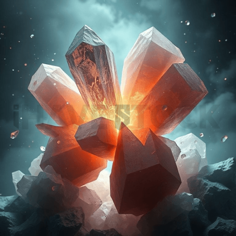 Arcane Quartz Angular Break Background
