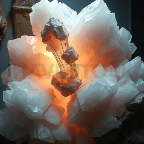 Arcane Quartz Abyssal Fold Background