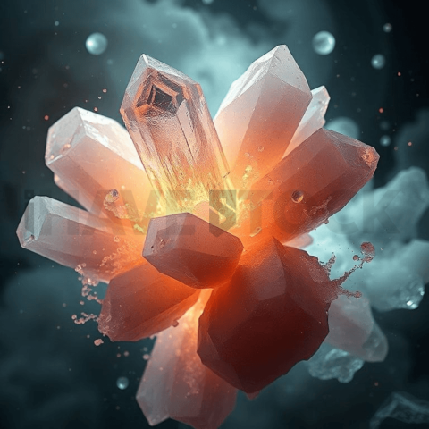 Arcane Quartz Fracture Bloom Background