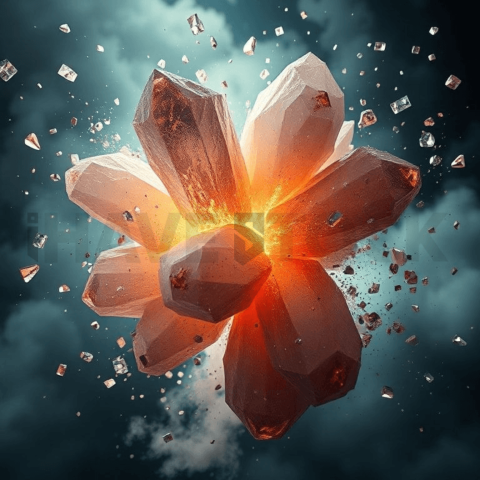 Arcane Quartz Fragment Explosion Background