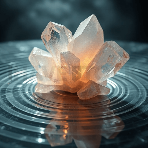 Arcane Quartz Ripple Displacement Background