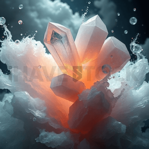 Arcane Quartz Turbulent Flow Background