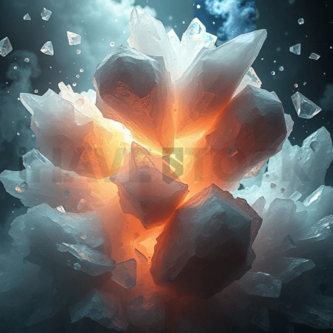 Arcane Quartz Vortex Collapse Background
