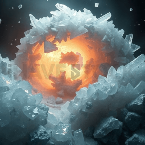 Arcane Quartz Wave Vortex Background