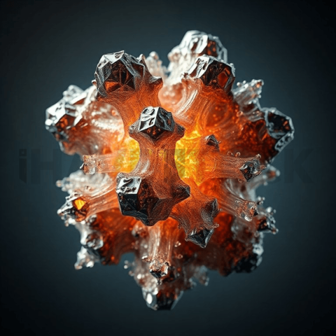 Bismuth Crystal Deformation Cascade Background