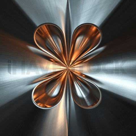 Brushed Steel Abyssal Fold Background