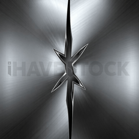 Brushed Steel Diagonal Split Background