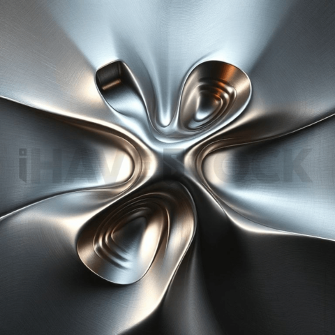 Brushed Steel High Density Warp Background