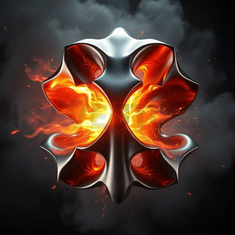 Brushed Steel Heat Warp Background