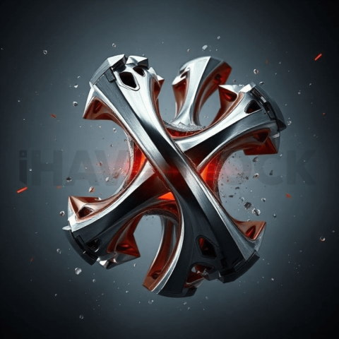 Brushed Steel Shear Tension Background