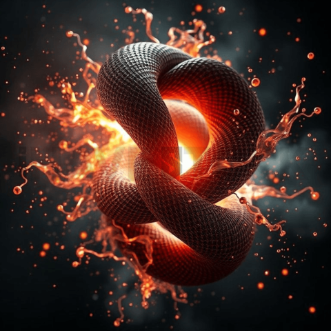 Carbon Fiber Energy Twist Background