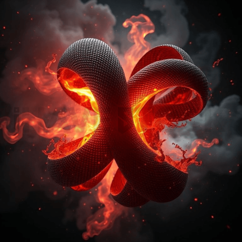 Carbon Fiber Heat Warp Background