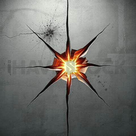 Concrete Surface Pressure Fracture Background