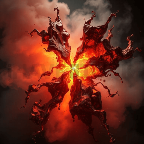 Copper Melt Diagonal Split Background