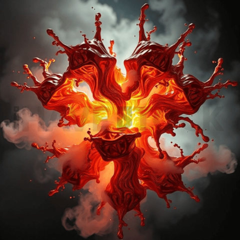 Copper Melt Directional Stretch Background