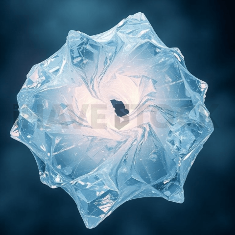 Crystallized Ice Energy Twist Background