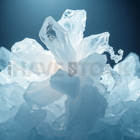 Crystallized Ice Directional Stretch Background