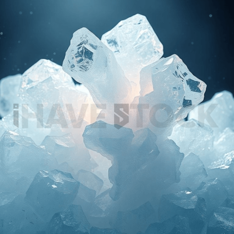 Crystallized Ice High Density Warp Background
