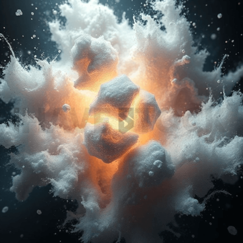 Diamond Dust Abyssal Fold Background