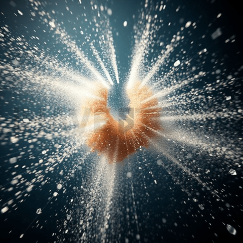 Diamond Dust Angular Break Background